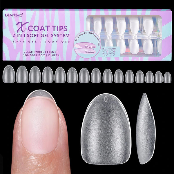 Ongles Extra Courts Amande - Gel Doux