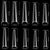 XXL Clear Coffin Fake Nail Tips (300pcs) - BTArtbox Nails