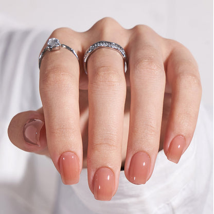 HOT COCOA SQUOVAL NAILS - PRESS ON NAILS