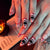 Halloween Hungry Vampire Coffin Nails - Press On Nails
