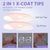 Natural X-Coat Tips® - Nude Long Square 150 pcs - 15 sizes