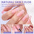 Natural X-Coat Tips® - Pink Long Square 150 Pcs - 15 Sizes