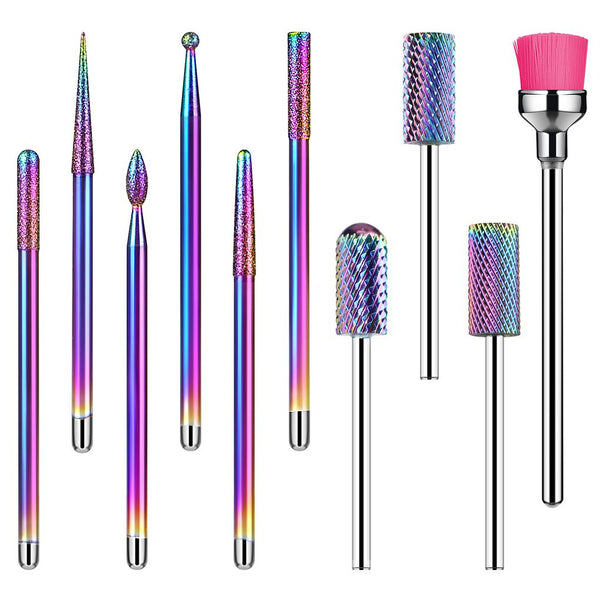 Nail Drill Bits- 10pcs - Magic Color