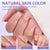 Natural X-Coat Tips® - Nude Extra Short Square 150 pcs - 15 sizes