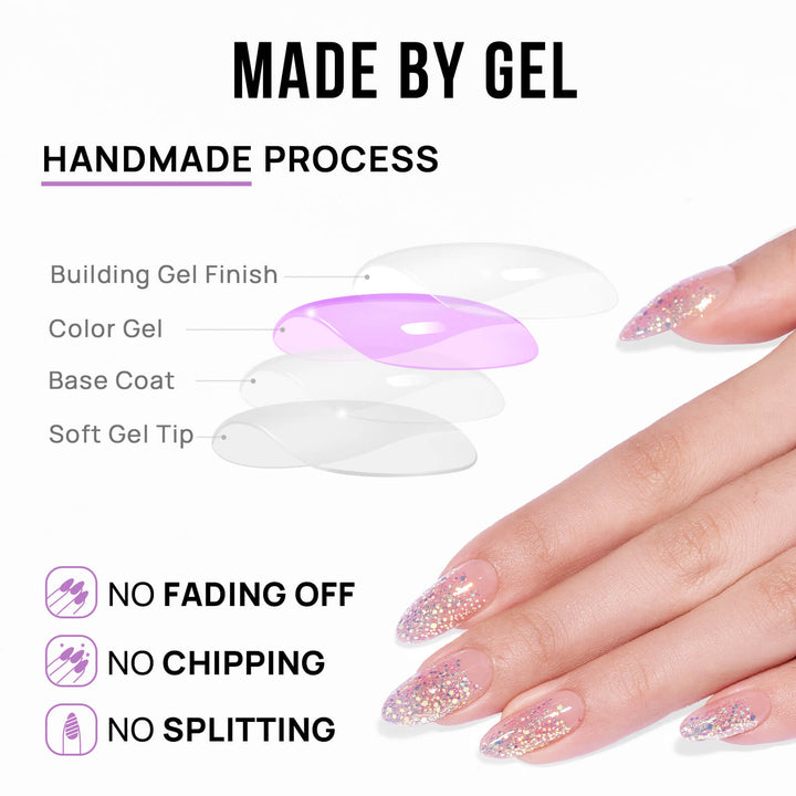 Barbie Party Almond Nails - Press On Nails – BTArtbox Nails