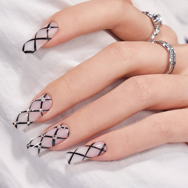 Sexy Nets Square Nails – Press On Nails