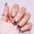 Black French Almond Nails - Press On Nails