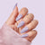 Blue Galaxy Cat Eye Almond Nails - Press On Nails