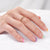 Pastel Curves Square Nails - Press On Nails