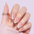 V-Line French Almond Nails - Press On Nails