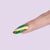 Wave Green Almond Nails - Press On Nails